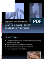 Hand & Finger Safety Awareness Training