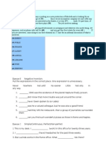 Cae Test 1 Uoe + Answers