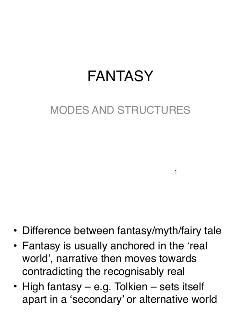 Fantasy Modes Structures | PDF | Fantasy