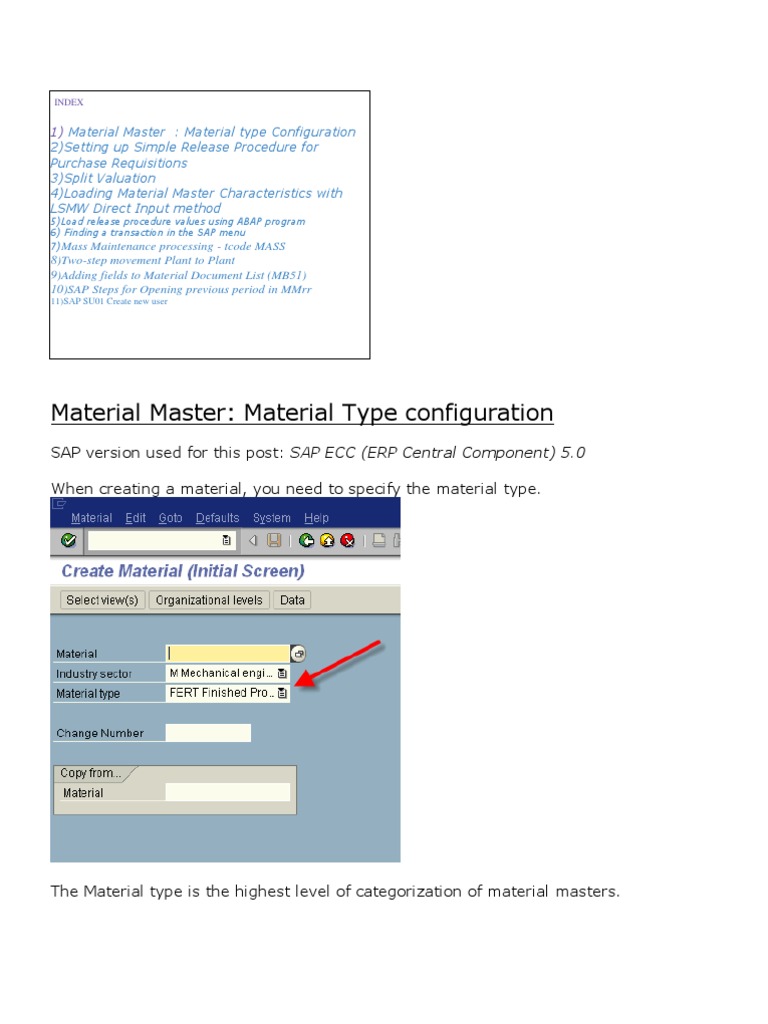 Sap Mass Update Characteristic Values