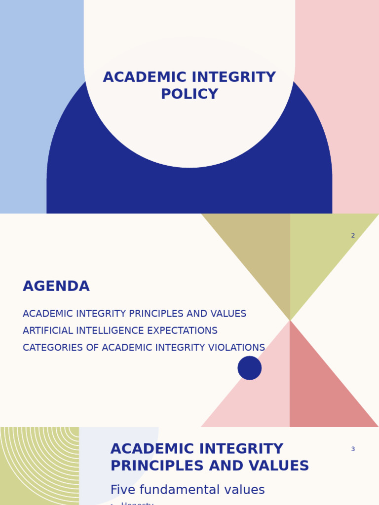 Academic Integrity Policy Overview | PDF