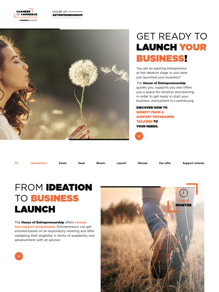 Luxembourg Business Launch Support Programs | PDF | Entrepreneurship ...