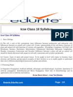 Icse Class 10 Syllabus