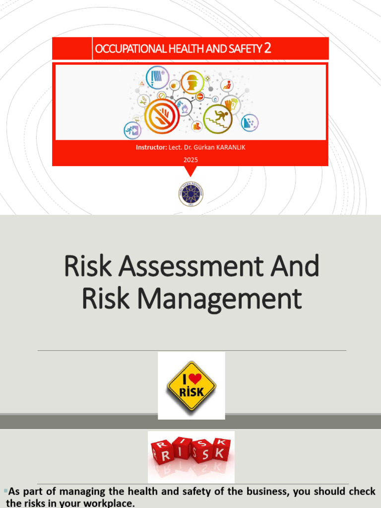 Risk Assessment in Occupational Safety | PDF | Occupational Safety And ...
