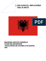 Conflictul Din Kosovo, Implicarea ONU Si NATO (Dancuta)