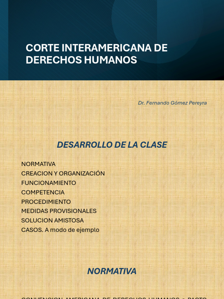 Corte Interamericana de Derechos Humanos | PDF | Justicia | Crimen y ...