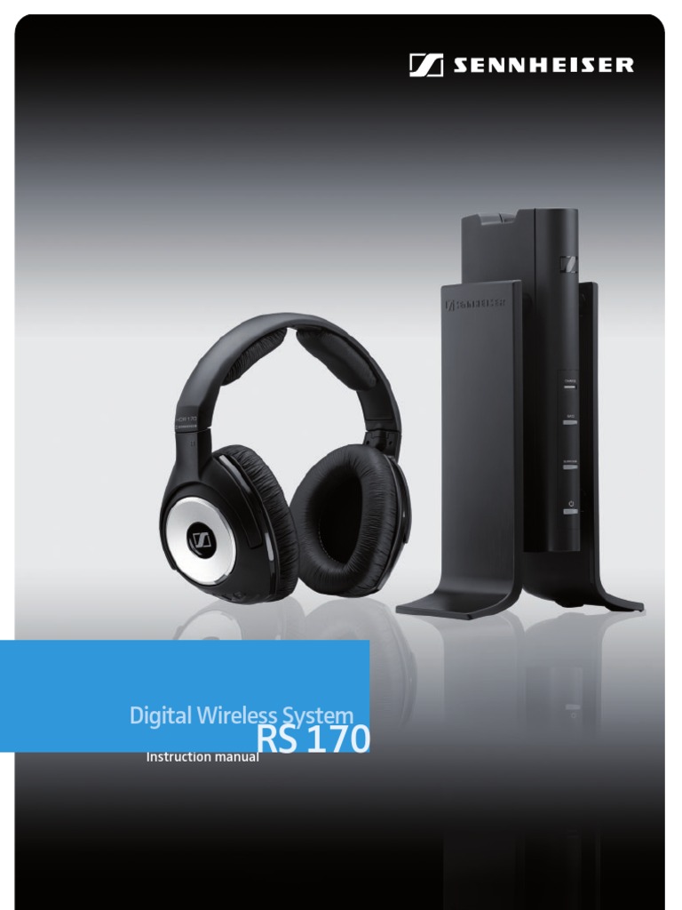 RS 170 Digital Wireless Headphone Guide | PDF | Headphones