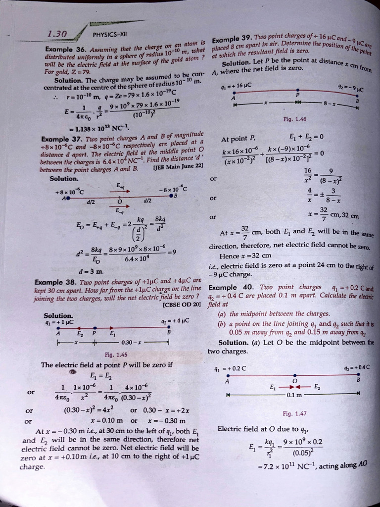 Assignment-03 Electric Field | PDF