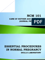 Care of Mother and Newborn (Normal Pregnancy)