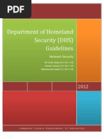 Department of Homeland Security (DHS) Guidelines