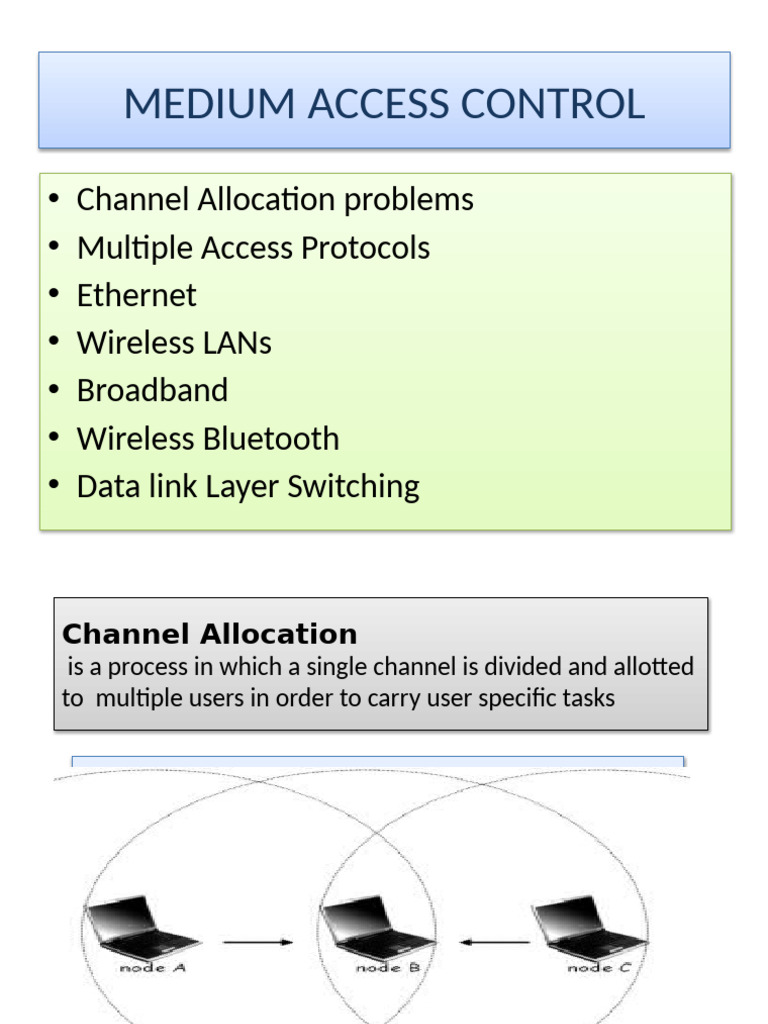 Medium Access Control Protocols Overview | PDF | Computer Network ...