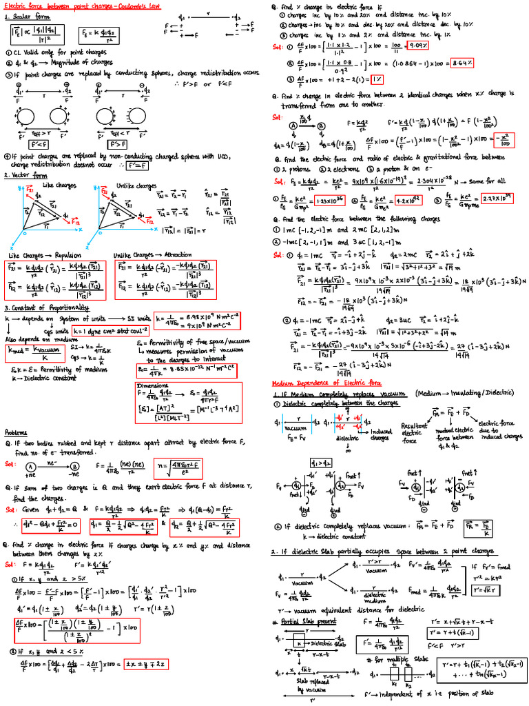 Electrostatics 01 - L01 - Electric Force | PDF