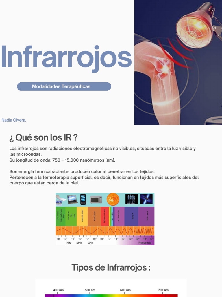 Terapia con Infrarrojos: Guía Completa | PDF | Infrarrojo | Radiación ...