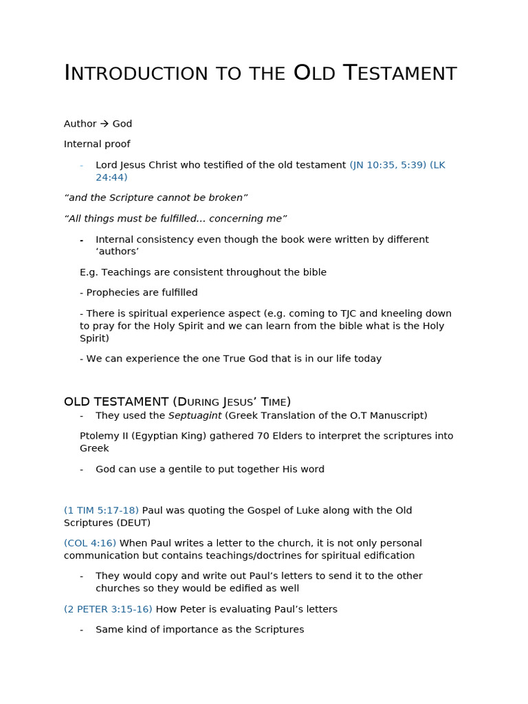 Overview of the Old Testament | PDF | Bible | Ruth (Biblical Figure)