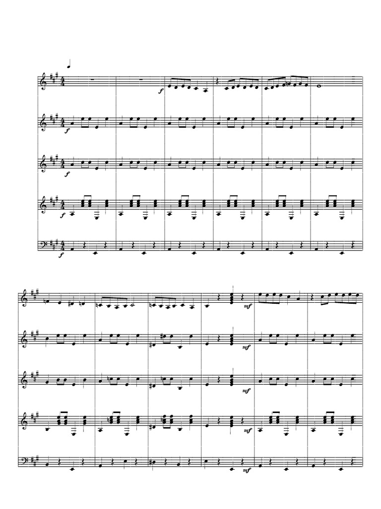 Partition pour orchestre de plectre | PDF