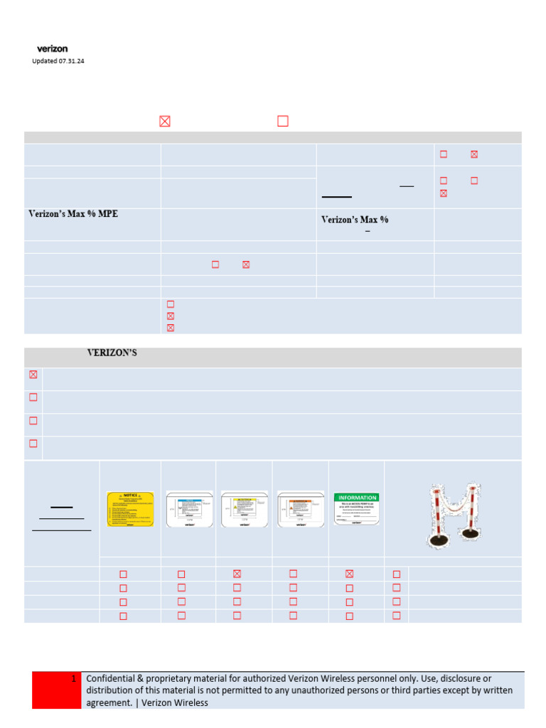 Verizon Wireless RFE Compliance Report | PDF | Occupational Safety And ...