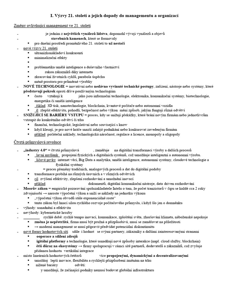 Management Notes | PDF
