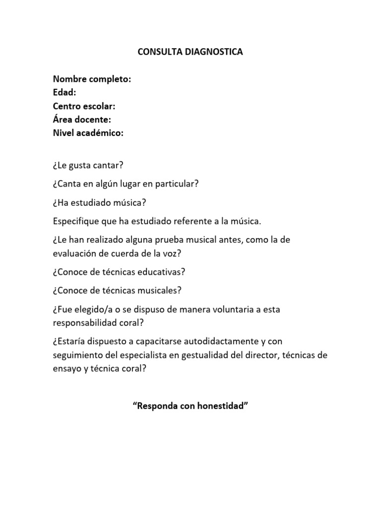 Conteste Cuestionario | PDF