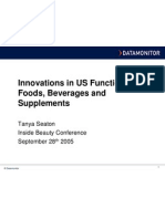 Innovations in US Functional Foods, Beverages and Supplements