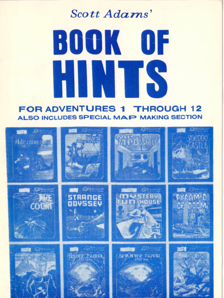 Scott Adams' Adventure Game Guide | PDF