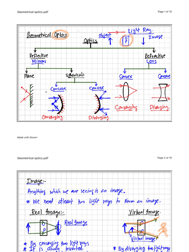 Geometrical Optics 5 | PDF