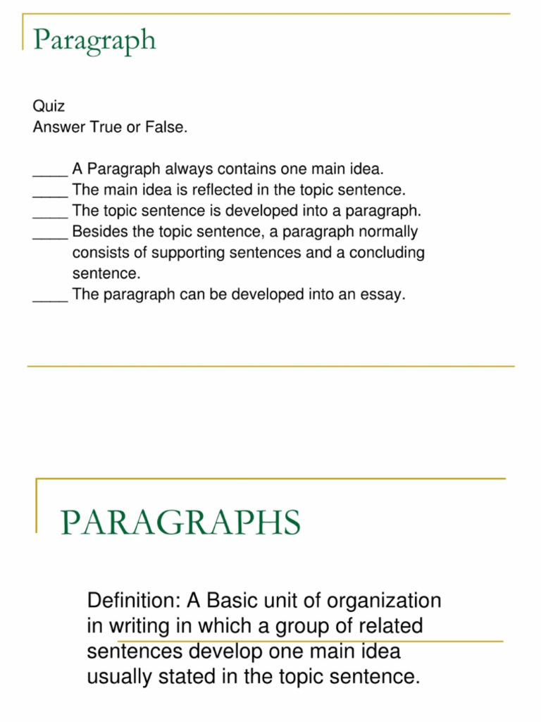 Paragraph Note | PDF