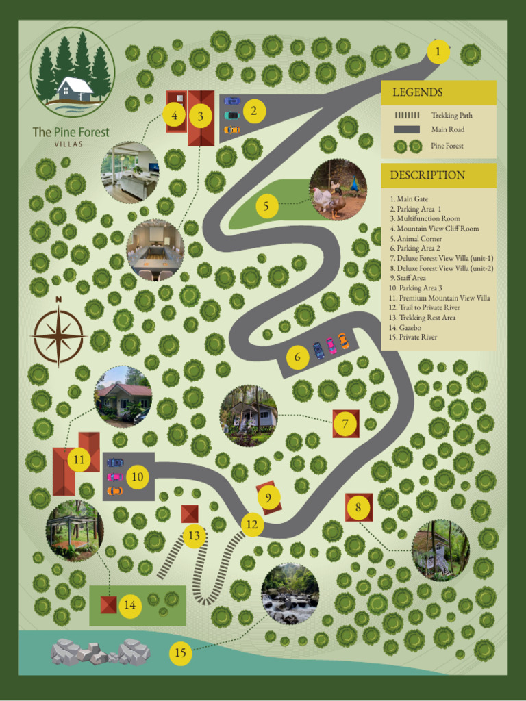 The Pine Forest Villas Maps 100 X 120 CM | PDF
