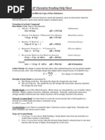 AP Chemistry Bonding Help Sheet: 2, (Diamond)