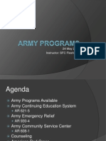 Army Programs