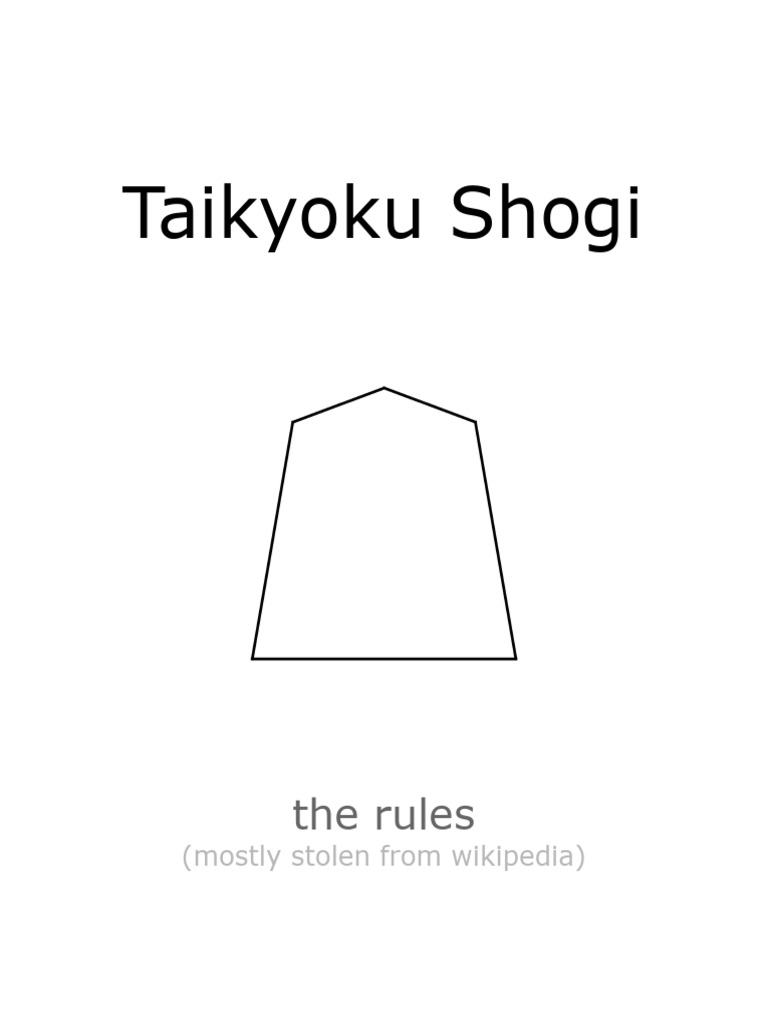 Taikyoku Shogi Promotion Rules Guide | PDF
