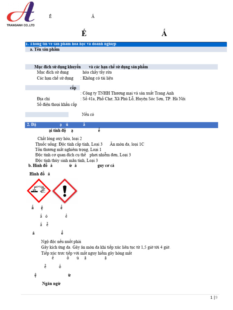 MSDS H2o2 27.5% - 16.02.24 | PDF