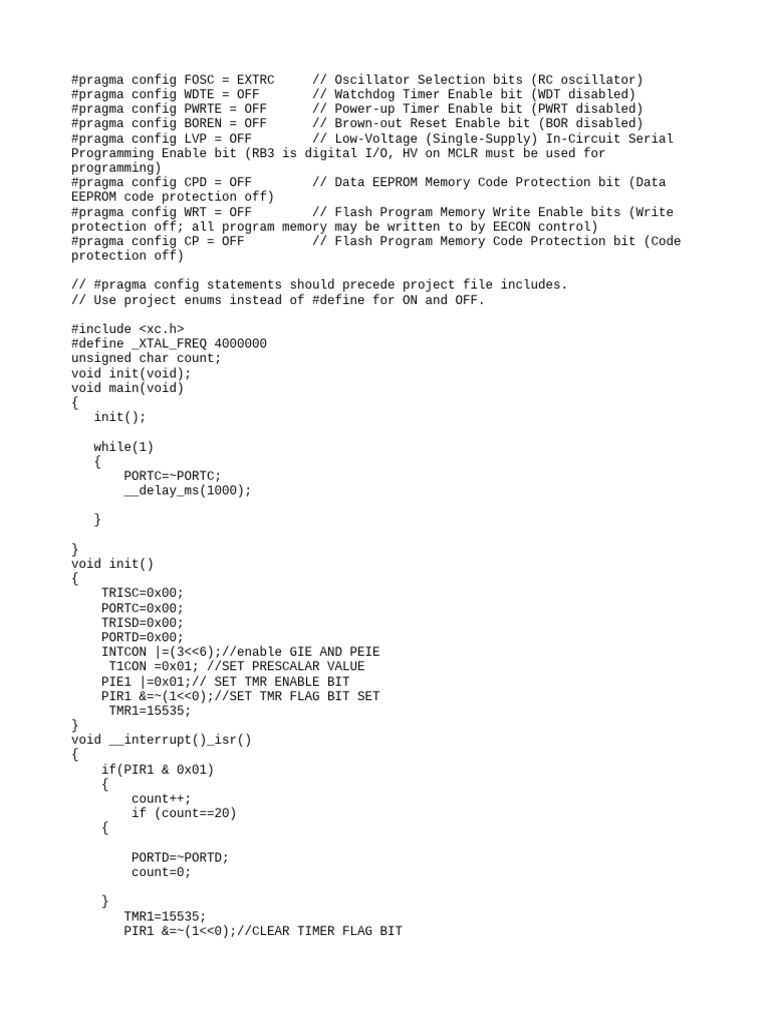 Timer Classprogram | PDF