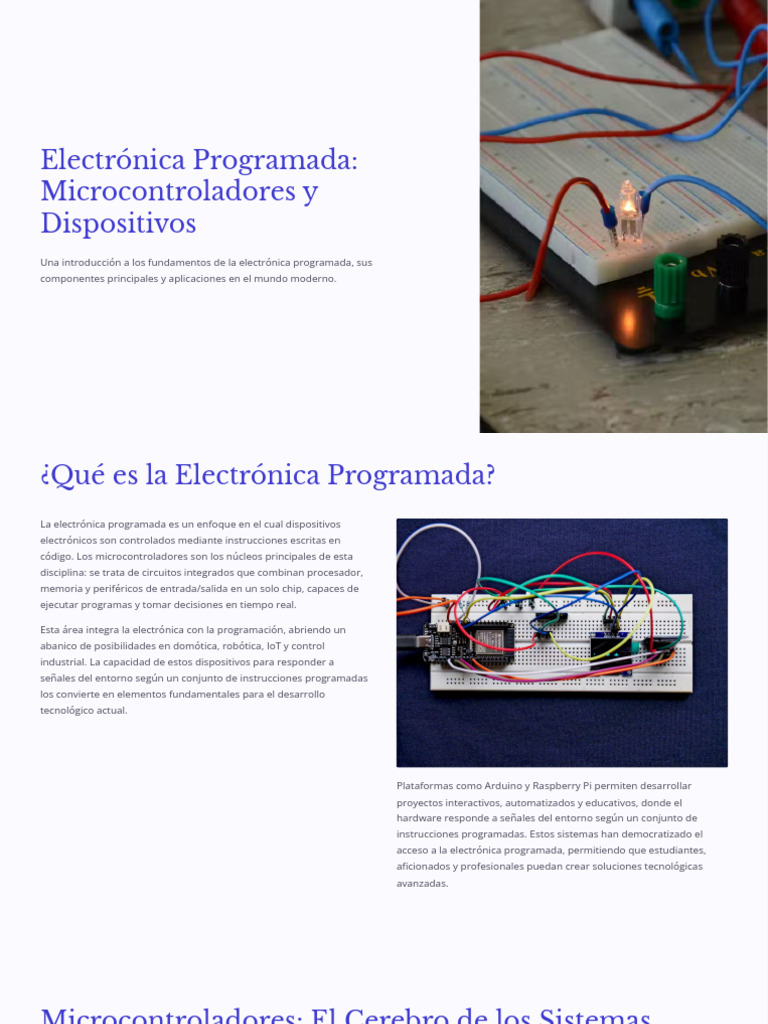 Introducción a Microcontroladores y Arduino | PDF | Arduino ...