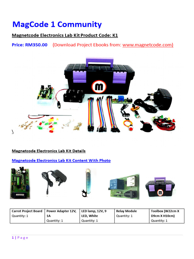 MagCode 1 Community | PDF | Tablet Computer | Portable Electronics