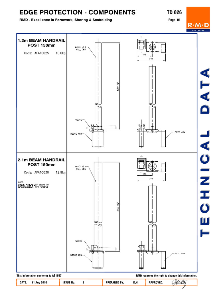 RMD Td026 Edge Protection Ti (r02 11aug10) GB | PDF