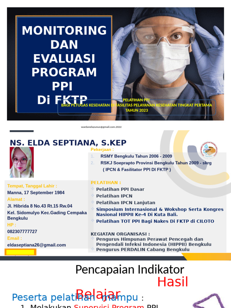 Monitoring Dan Evaluasi Program Ppi Ciloto Elda | PDF