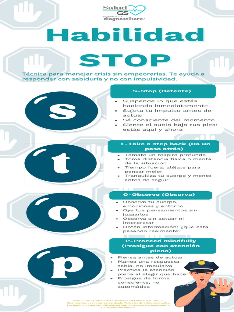 Maneja Crisis con la Técnica STOP | PDF | Sicología | Conceptos ...