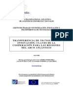 Transferencia de tecnología e innovación: claves de la cooperación para las regiones del Arco Atlántico (Es)/ Technology and innovation transfer (Spanish)/ Teknologia eta berrikuntzaren transferentzia (Es)