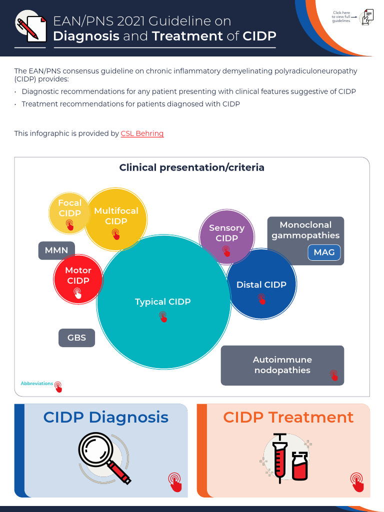 CIDP Diagnosis and Treatment Guidelines | PDF | Nervous System ...