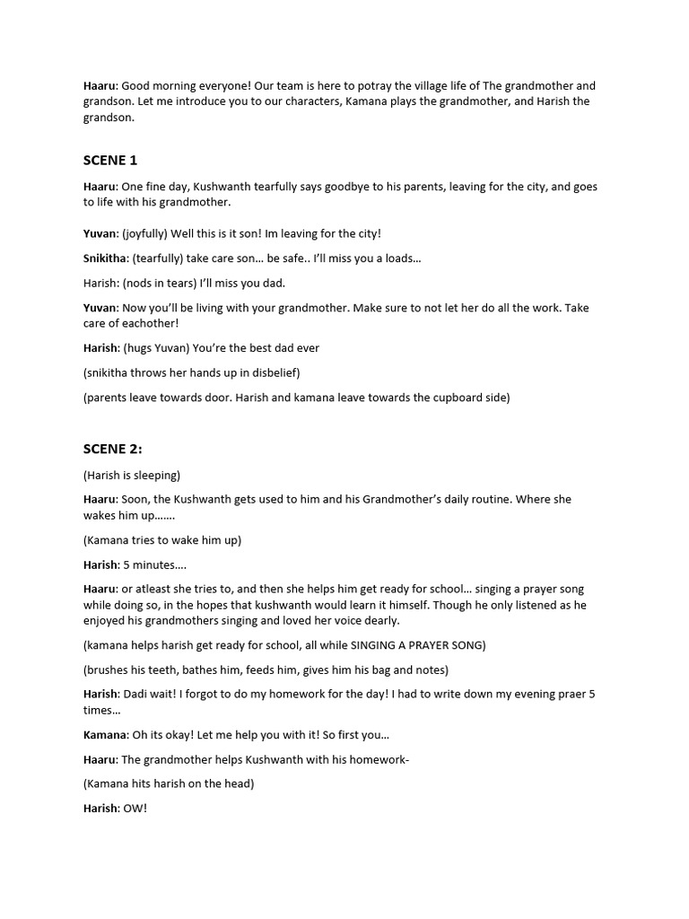 eng skit | PDF
