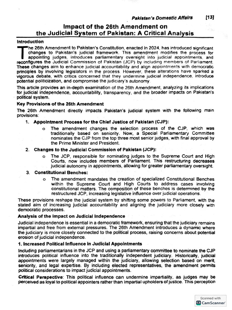 26th Amendment (From Academy) | PDF