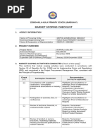 Market Scoping Form RA 12009 | PDF