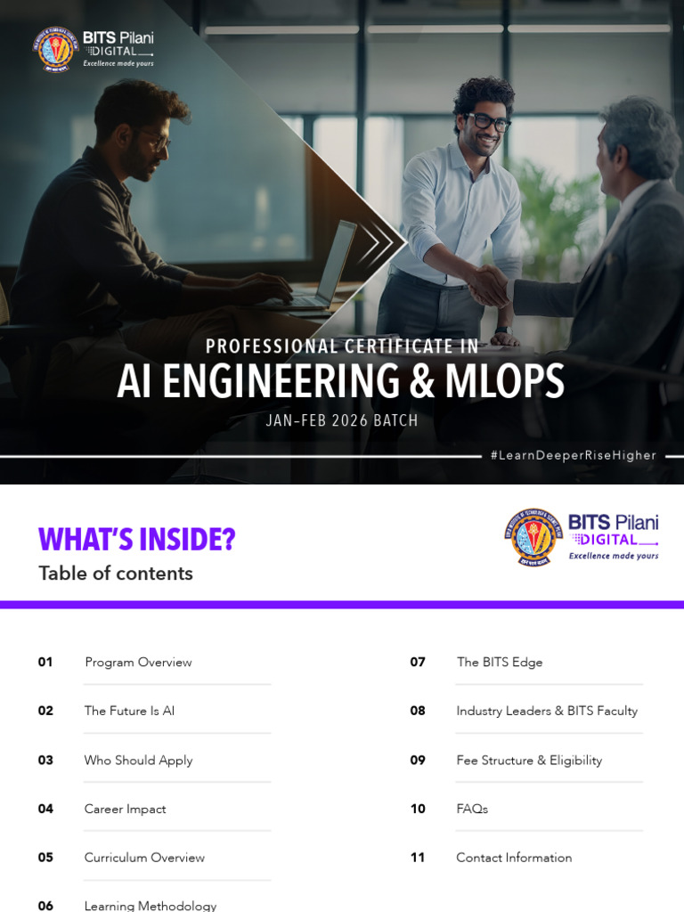 AI Engineering & MLOps Certificate Program | PDF | Artificial ...