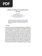 Mobile and Wireless Communications Security