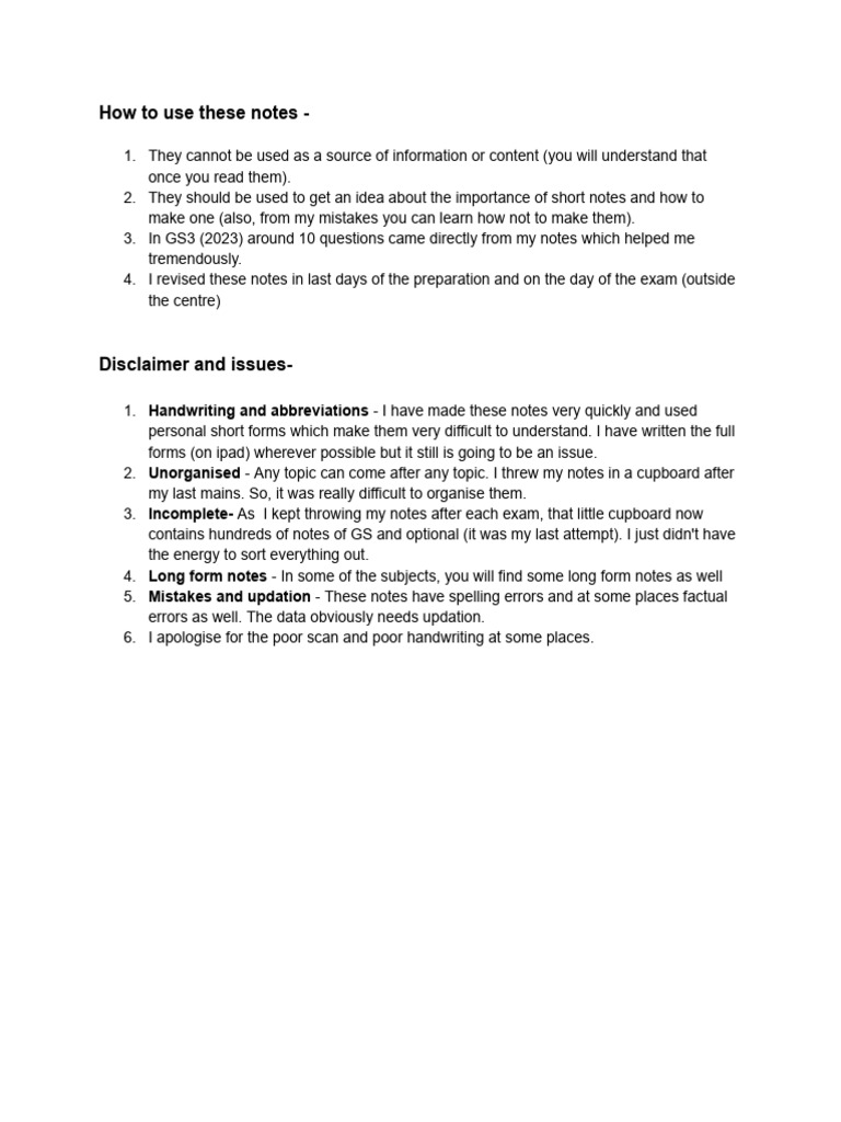 Tips for Effective Note-Making | PDF