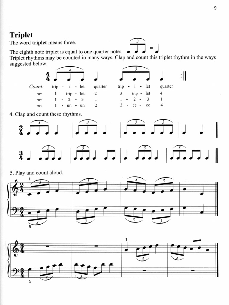 8th Note Triplet | PDF