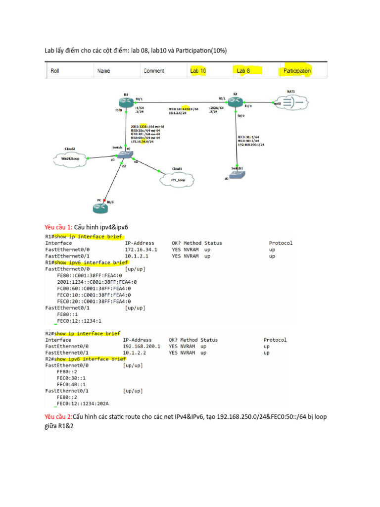 Lab Net Working | PDF