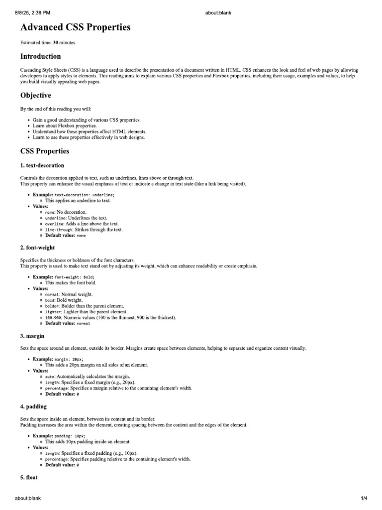 Css | PDF