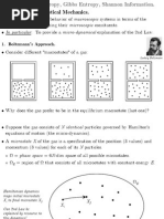 I. Entropy in Statistical Mechanics.: 03. Boltzmann Entropy, Gibbs Entropy, Shannon Information