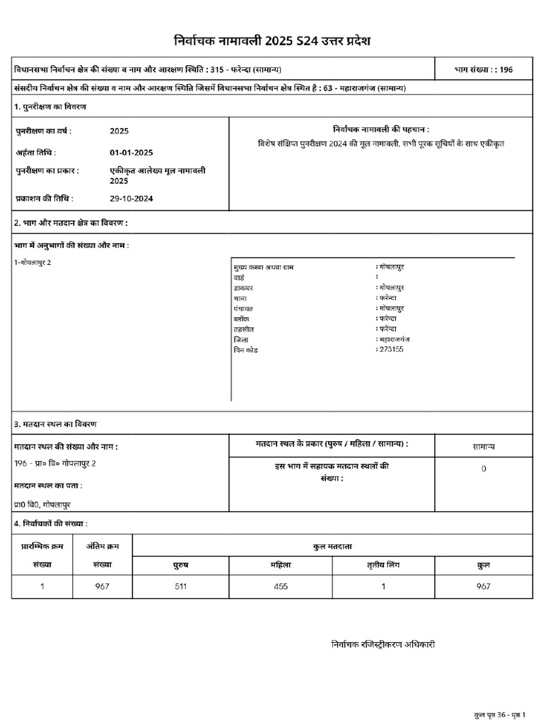 2025 EROLLGEN S24 315 DraftRoll Revision1 HIN 196 WI | PDF